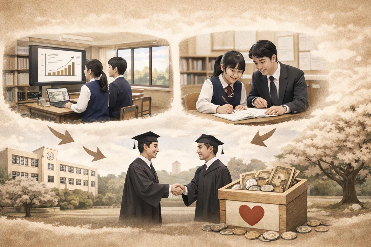 アルムナイ高校 母校支援